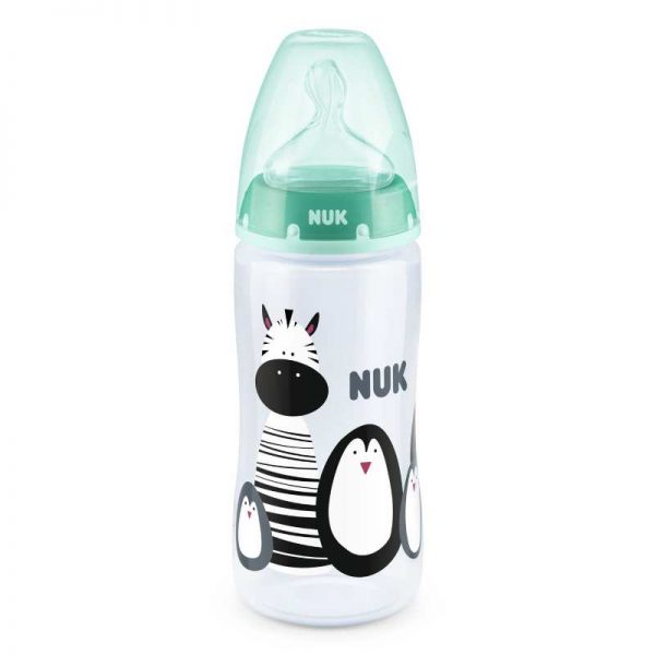 Nuk First Choice+ Monochrome Animals-Μπιμπερό με Σύστημα Ελέγχου Θερμοκρασίας-Temperature Control 0-6 μηνών M-300ml - Image 4