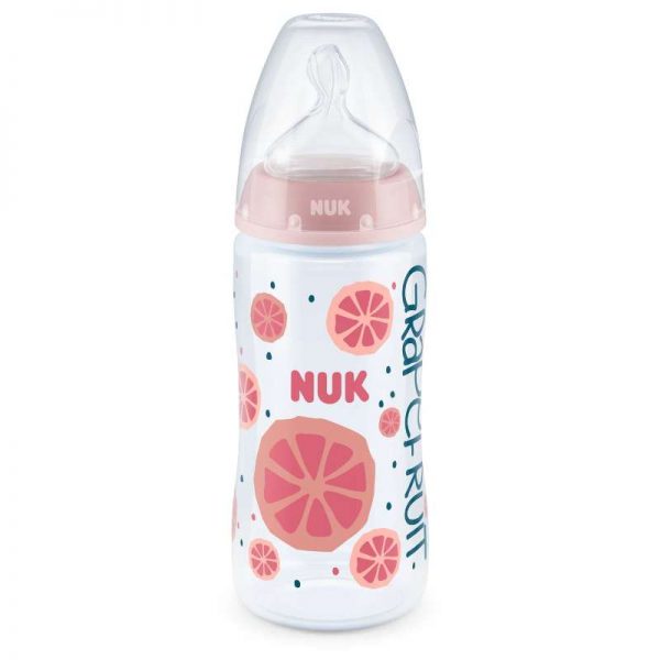 Nuk First Choice Plus Fruits -Μπιμπερό με Δείκτη Ελέγχου Θερμοκρασίας-6-18 μηνών-300ml